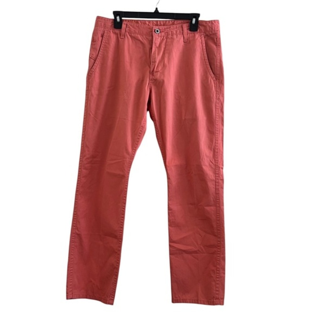 Dockers Mens Chino Pants 33x30 Salmon Golf Resort Vacation Lightweight Cotton